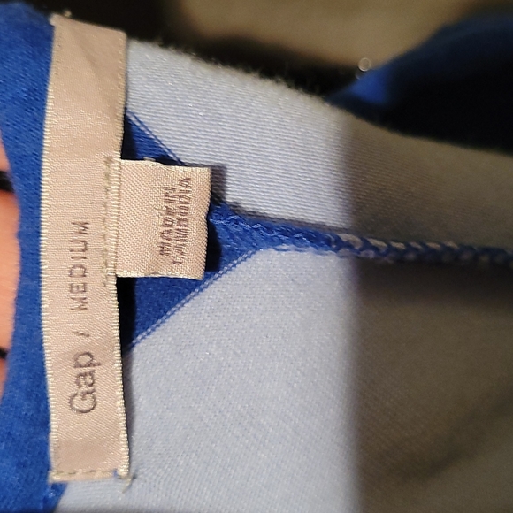 Gap blue chevron spaghetti strap maxi dress - Picture 6 of 6